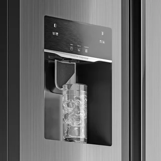جی پالس- یخچال فریزر ساید بای ساید آبریز و یخساز اتومات مدل W7638R-GSS سفید